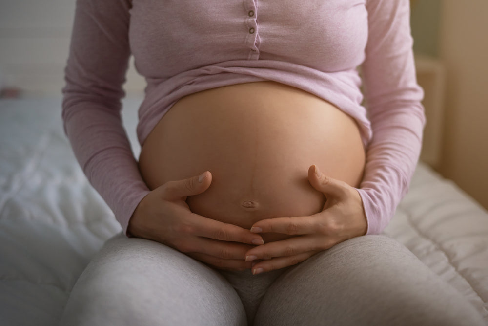 Schwangere Frau Babybauch