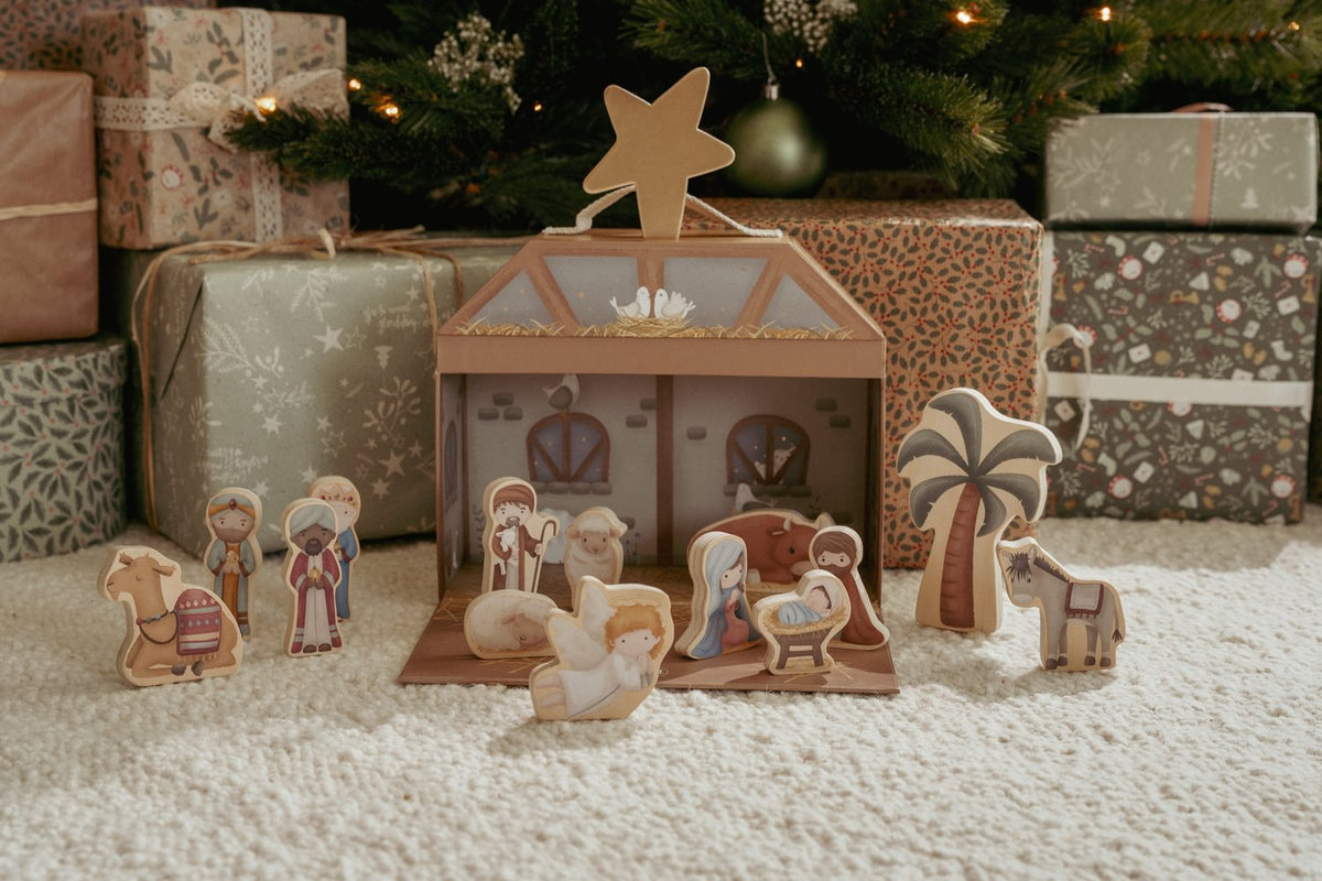 Little Dutch Spielset Weihnachtskrippe