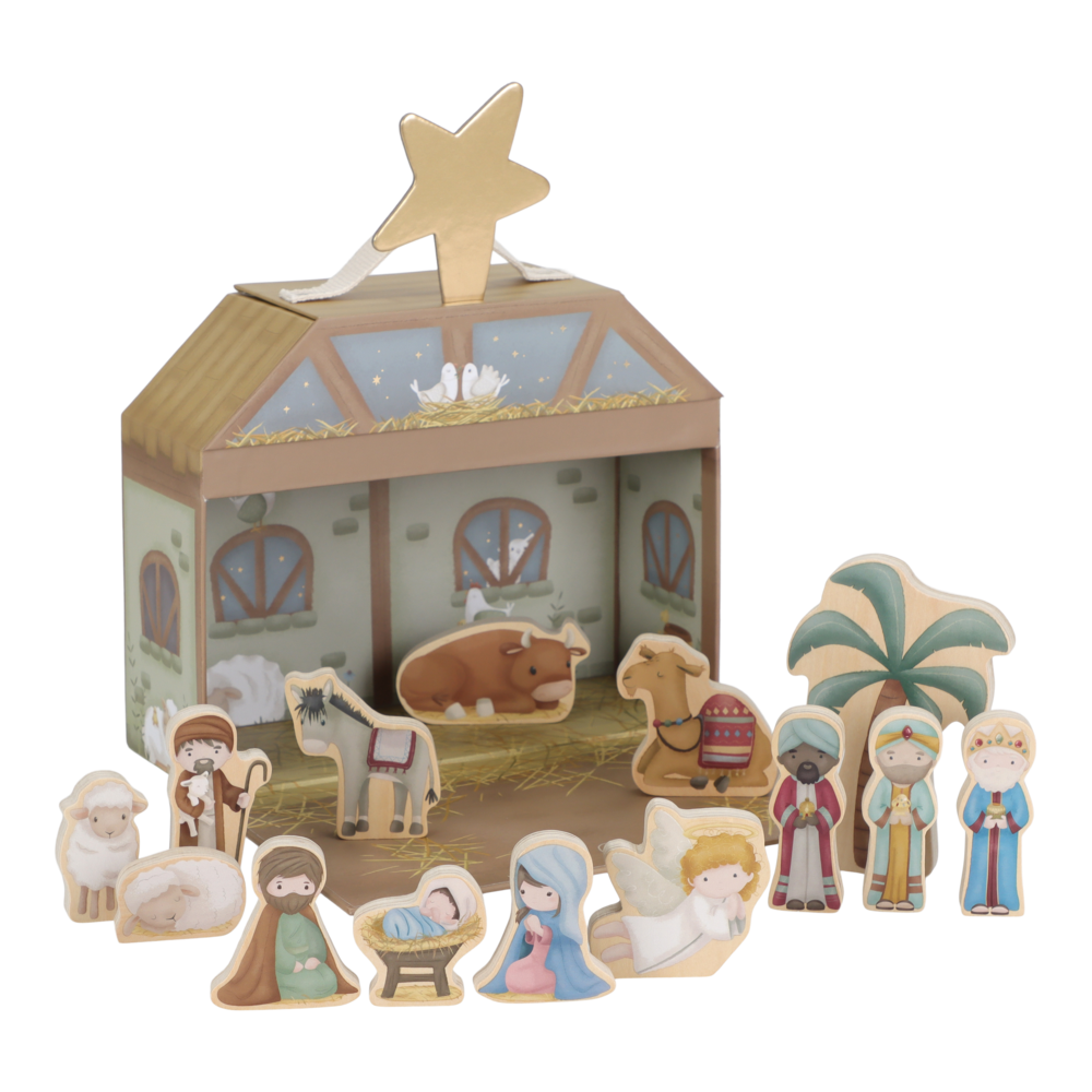 Little Dutch Spielset Weihnachtskrippe
