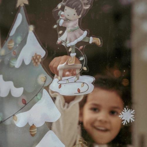 Little Dutch Fenster Sticker Weihnachtsbaum
