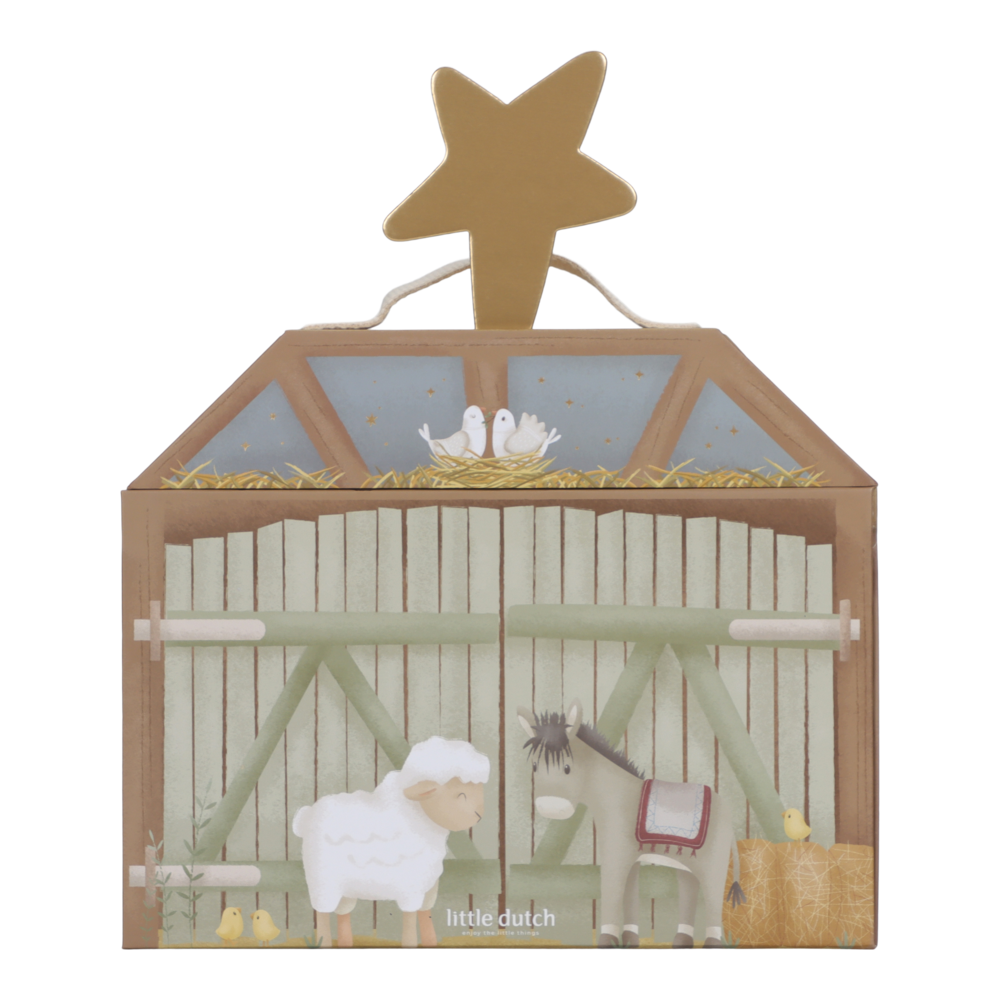 Little Dutch Spielset Weihnachtskrippe