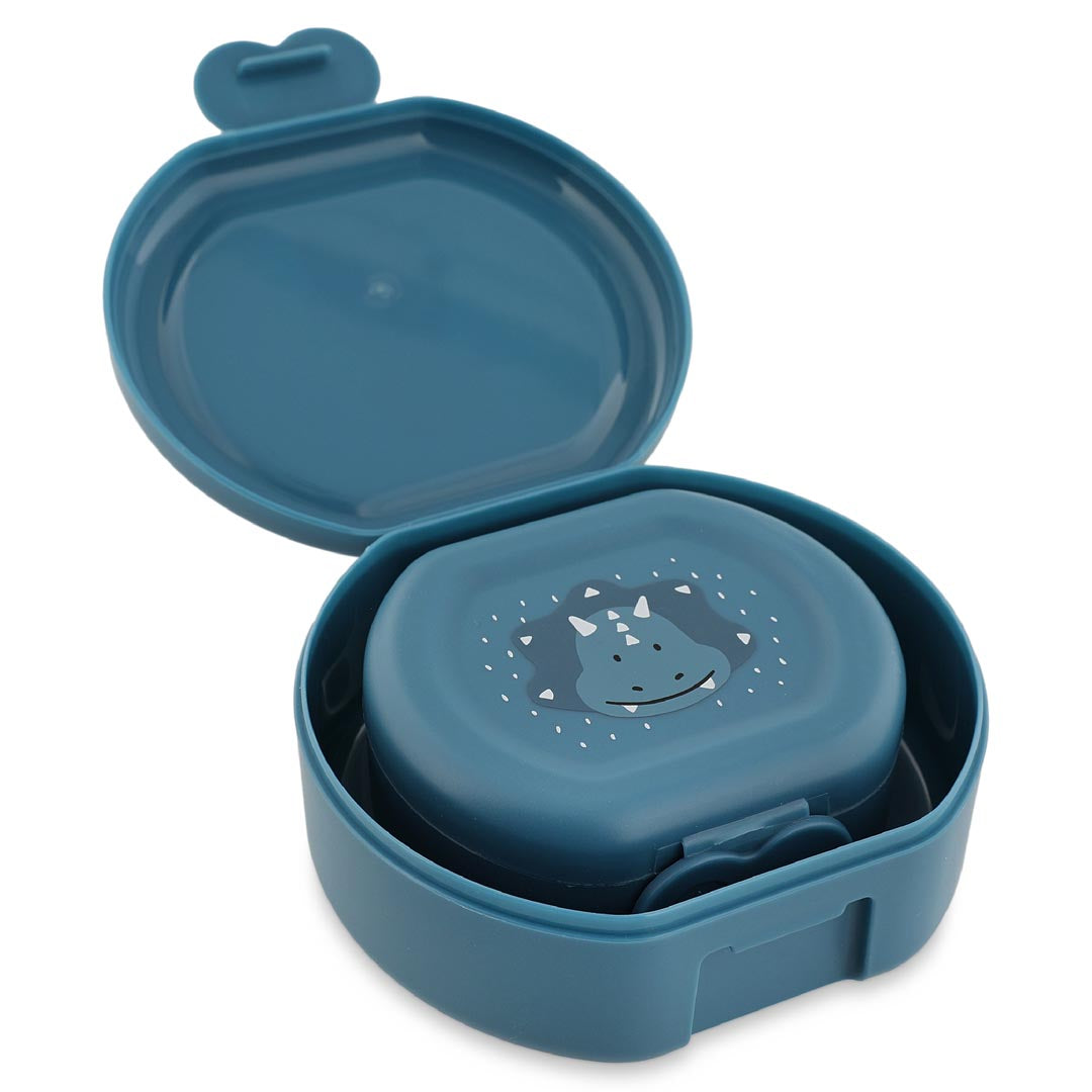 Trixie snackbox met clip - set van 2 - Mr. Treceratops 