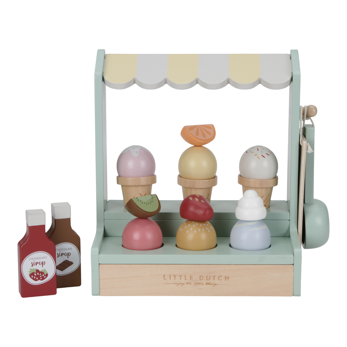 Little Dutch IJssalon gemaakt van hout