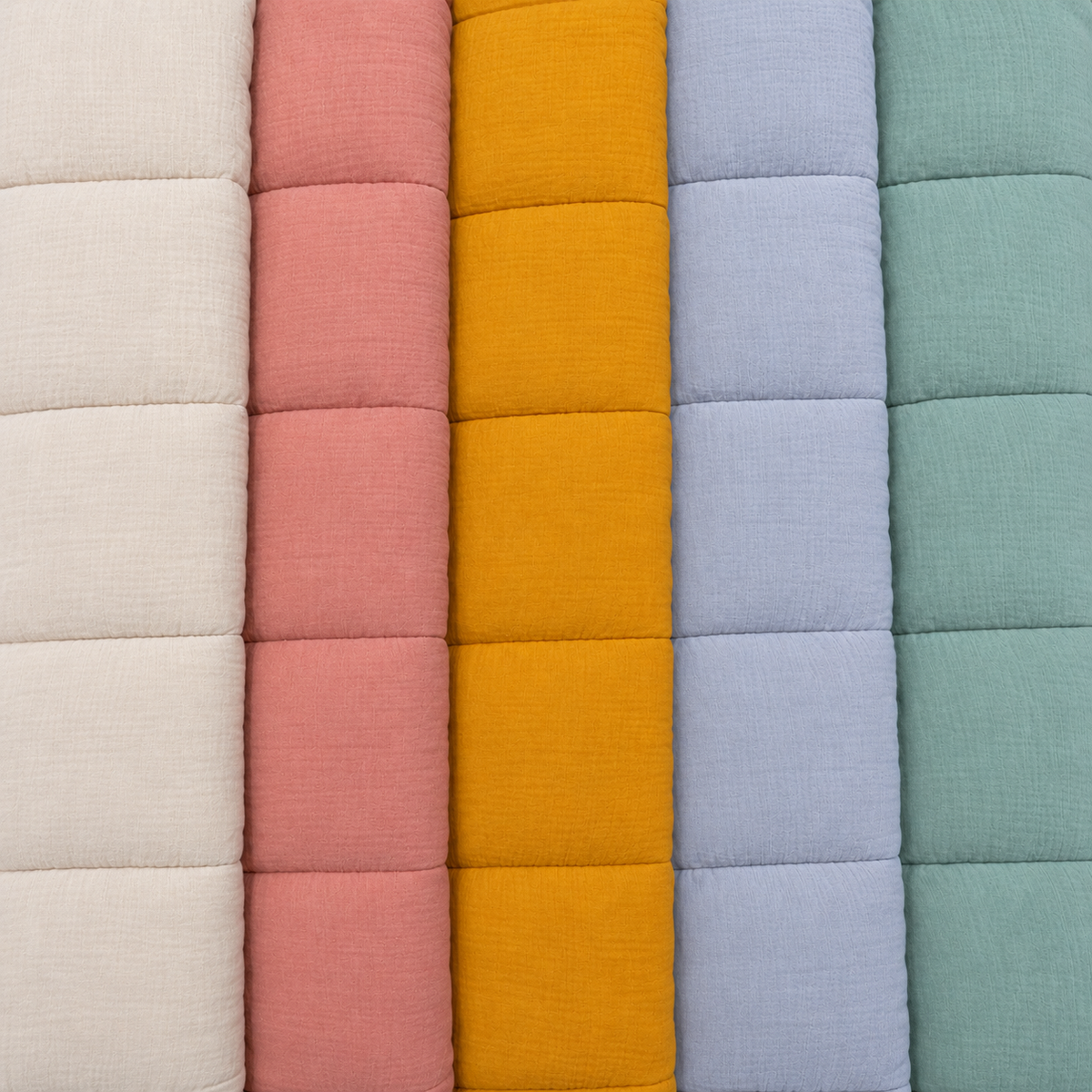 Zwergensache Krabbeldecke "110x110 cm" - Beige